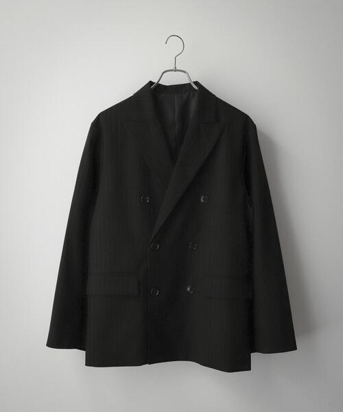 LUCY（ルーシー）の「LUCY/【26年春新作】ダブルテーラードジャケット（テーラードジャケット・メンズ・グレー系その他4/ブラック/ブラック系その他4・LARGE/MEDIUM）」の21枚目の写真