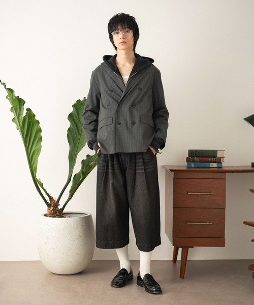 LUCY（ルーシー）の「LUCY/【26年春新作】ダブルテーラードジャケット（テーラードジャケット・メンズ・グレー系その他4/ブラック/ブラック系その他4・LARGE/MEDIUM）」の17枚目の写真