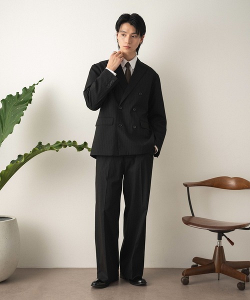 LUCY（ルーシー）の「LUCY/【26年春新作】ダブルテーラードジャケット（テーラードジャケット・メンズ・グレー系その他4/ブラック/ブラック系その他4・LARGE/MEDIUM）」の18枚目の写真