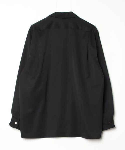 marka(マーカ)の「MARKA / マーカ / Organic Wool 2/80 Gabardine Italian Open Collar Shirt(シャツ/ブラウス・メンズ・ブラック・2)」の2枚目の写真