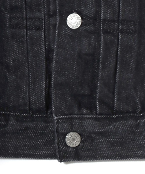 Levi's(リーバイス)の「Levi's/リーバイス TYPE-Ⅰ TRUCKER/オーバーサイズ 1st セルビッジ デニムトラッカージャケット/Gジャン/レディース メンズ(デニムジャケット・メンズ・ブラック・M/S/XL/L)」の8枚目の写真