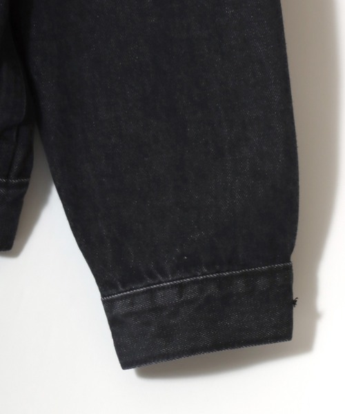 Levi's(リーバイス)の「Levi's/リーバイス TYPE-Ⅰ TRUCKER/オーバーサイズ 1st セルビッジ デニムトラッカージャケット/Gジャン/レディース メンズ(デニムジャケット・メンズ・ブラック・M/S/XL/L)」の9枚目の写真
