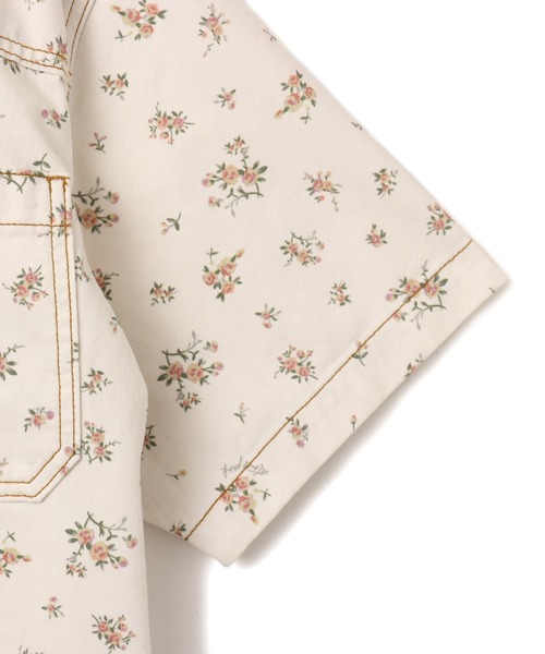 atmos pink(アトモスピンク)の「atmos pink Floral Work Shirt / アトモス ピンク フローラル ワーク シャツ(シャツ/ブラウス・レディース・ブラック/ホワイト・FREE)」の6枚目の写真