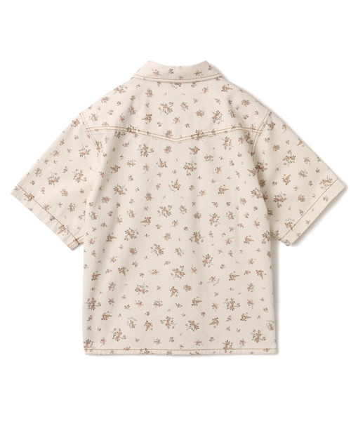 atmos pink(アトモスピンク)の「atmos pink Floral Work Shirt / アトモス ピンク フローラル ワーク シャツ(シャツ/ブラウス・レディース・ブラック/ホワイト・FREE)」の8枚目の写真