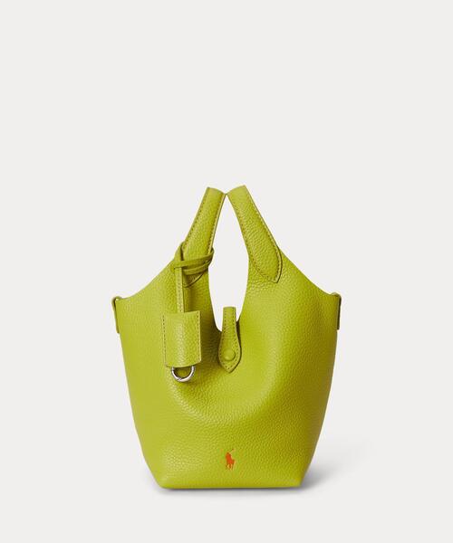 Polo Play レザー スモール トート & クロスボディ（トートバッグ