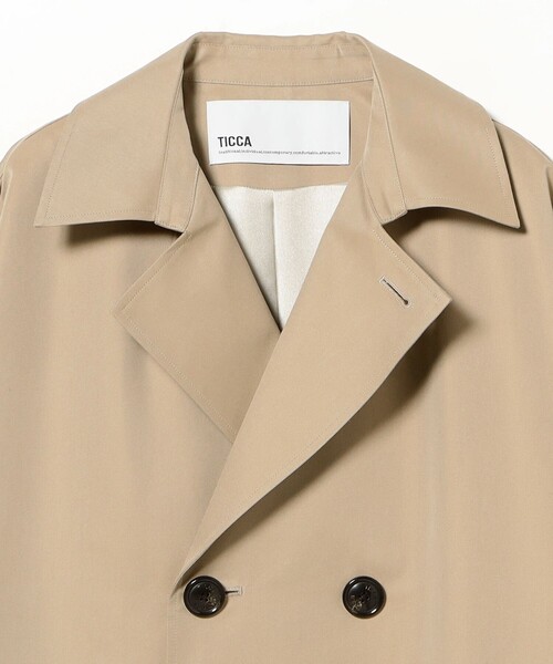 TICCA（ティッカ）の「TICCA / テント トレンチコート（トレンチコート・レディース・ベージュ・1）」の7枚目の写真