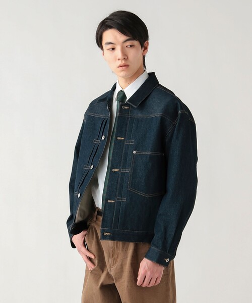 BEAMS HEART(ビームスハート)の「GMS デニム ジャケット(デニムジャケット・メンズ・ブルー/インディゴブルー・SMALL/MEDIUM/LARGE)」の2枚目の写真