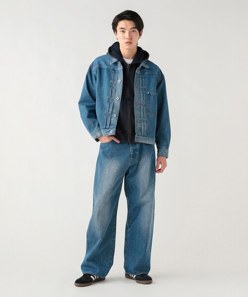 BEAMS HEART(ビームスハート)の「GMS デニム ジャケット(デニムジャケット・メンズ・ブルー/インディゴブルー・SMALL/MEDIUM/LARGE)」の3枚目の写真