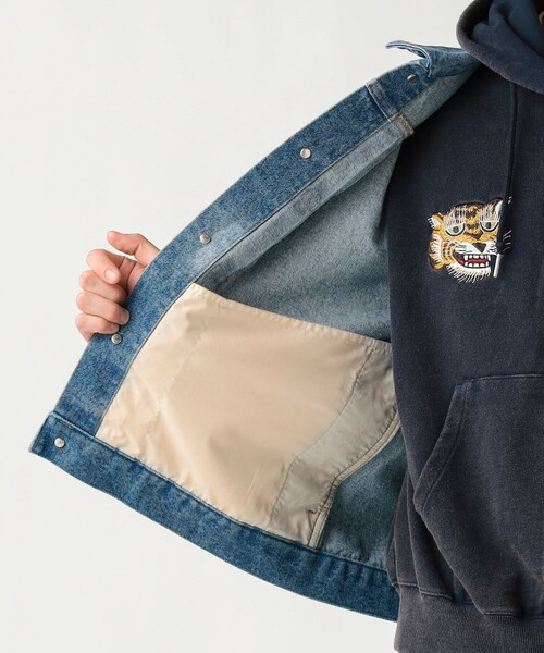 BEAMS HEART(ビームスハート)の「GMS デニム ジャケット(デニムジャケット・メンズ・ブルー/インディゴブルー・SMALL/MEDIUM/LARGE)」の6枚目の写真