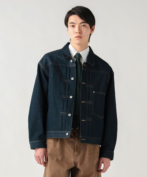 BEAMS HEART(ビームスハート)の「GMS デニム ジャケット(デニムジャケット・メンズ・ブルー/インディゴブルー・SMALL/MEDIUM/LARGE)」の10枚目の写真