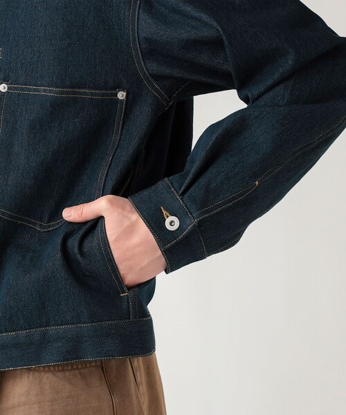 BEAMS HEART(ビームスハート)の「GMS デニム ジャケット(デニムジャケット・メンズ・ブルー/インディゴブルー・SMALL/MEDIUM/LARGE)」の16枚目の写真