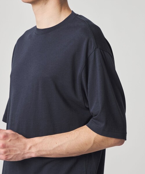 Steven Alan（スティーブンアラン）の「＜Steven Alan＞ CR ジャージー クルーネック ショートスリーブ Tシャツ NARROW（Tシャツ/カットソー・メンズ・ネイビー/オリーブ・S/M/L/XL）」の19枚目の写真