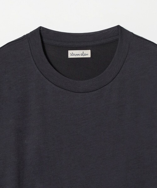 Steven Alan（スティーブンアラン）の「＜Steven Alan＞ CR ジャージー クルーネック ショートスリーブ Tシャツ NARROW（Tシャツ/カットソー・メンズ・ネイビー/オリーブ・S/M/L/XL）」の22枚目の写真