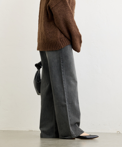 JOURNAL STANDARD（ジャーナルスタンダード）の「《追加》12.5oz WIDE LEG DENIM（デニムパンツ・レディース・ブルー系その他/ライトグレー・36/38/40）」の17枚目の写真