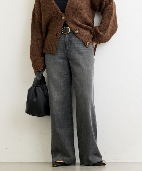 JOURNAL STANDARD（ジャーナルスタンダード）の「《追加》12.5oz WIDE LEG DENIM（デニムパンツ・レディース・ブルー系その他/ライトグレー・36/38/40）」の10枚目の写真