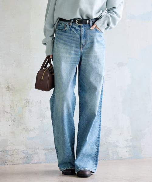 JOURNAL STANDARD（ジャーナルスタンダード）の「《追加》12.5oz WIDE LEG DENIM（デニムパンツ・レディース・ブルー系その他/ライトグレー・36/38/40）」の17枚目の写真