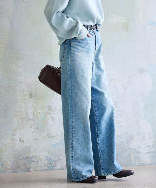 JOURNAL STANDARD（ジャーナルスタンダード）の「《追加》12.5oz WIDE LEG DENIM（デニムパンツ・レディース・ブルー系その他/ライトグレー・36/38/40）」の19枚目の写真