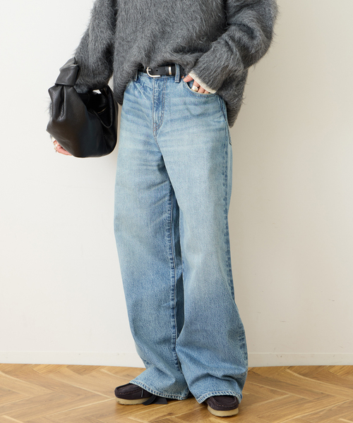 JOURNAL STANDARD（ジャーナルスタンダード）の「《追加》12.5oz WIDE LEG DENIM（デニムパンツ・レディース・ブルー系その他/ライトグレー・36/38/40）」の22枚目の写真