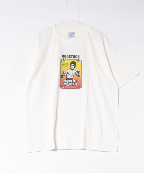 BOOSTOCK(ブーストック)の「BOOSTOCK/ブーストック B/S KUNGFU Tシャツ(Tシャツ/カットソー・メンズ・ホワイト/ブラック・XXXL/F)」の1枚目の写真