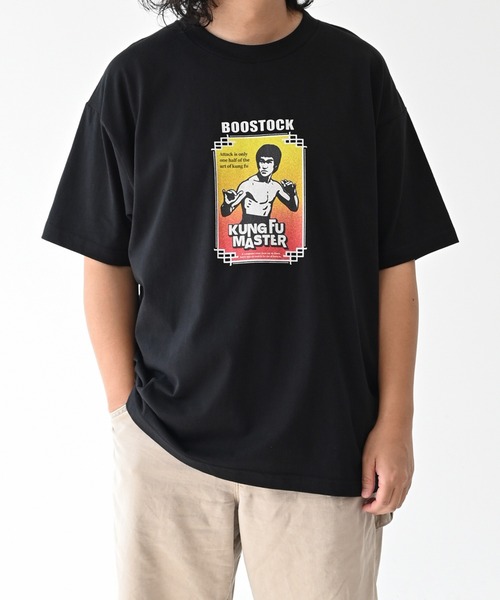 BOOSTOCK(ブーストック)の「BOOSTOCK/ブーストック B/S KUNGFU Tシャツ(Tシャツ/カットソー・メンズ・ホワイト/ブラック・XXXL/F)」の2枚目の写真