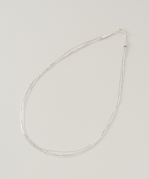 Native SilverStreams（ネイティブシルバーストリームズ）の「《追加》Native SilverStreams ネックレス5連 45cm NSS1005450（ネックレス・レディース・シルバー・FREE）」の3枚目の写真