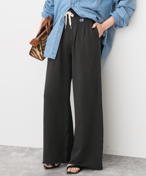 Spick & Span（スピックアンドスパン）の「《一部店舗+WEB限定》Champion/チャンピオン スウェットパンツ（スウェットパンツ・レディース・ブラック系その他/ブラウン/ライトグレー・MEDIUM）」の2枚目の写真