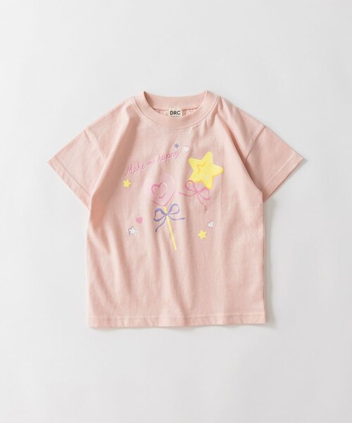DRC branshes(ディーアールシーブランシェス)の「【DRC/WEB限定】ガールズアソートグラフィック半袖Tシャツ(Tシャツ/カットソー・キッズ・イエロー/ラベンダー/その他1/その他2/ピンク/ライトグリーン/サックスブルー/ブラック/ライトピンク/オフホワイト・150/140/100/120/110/160/130)」の7枚目の写真