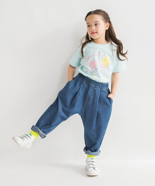 DRC branshes(ディーアールシーブランシェス)の「【DRC/WEB限定】ガールズアソートグラフィック半袖Tシャツ(Tシャツ/カットソー・キッズ・イエロー/ラベンダー/その他1/その他2/ピンク/ライトグリーン/サックスブルー/ブラック/ライトピンク/オフホワイト・150/140/100/120/110/160/130)」の19枚目の写真