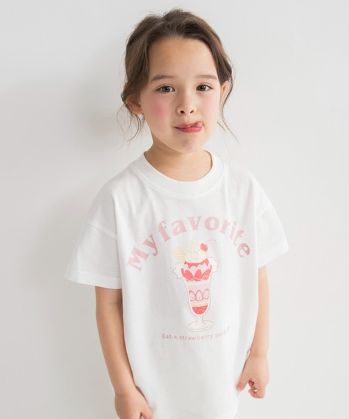 DRC branshes(ディーアールシーブランシェス)の「【DRC/WEB限定】ガールズアソートグラフィック半袖Tシャツ(Tシャツ/カットソー・キッズ・イエロー/ラベンダー/その他1/その他2/ピンク/ライトグリーン/サックスブルー/ブラック/ライトピンク/オフホワイト・150/140/100/120/110/160/130)」の2枚目の写真