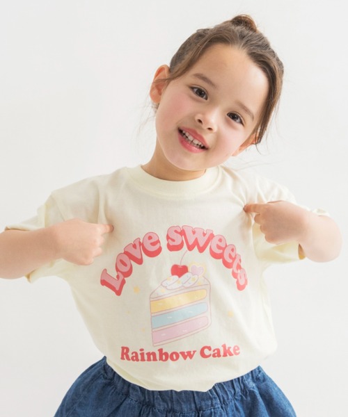 DRC branshes(ディーアールシーブランシェス)の「【DRC/WEB限定】ガールズアソートグラフィック半袖Tシャツ(Tシャツ/カットソー・キッズ・イエロー/ラベンダー/その他1/その他2/ピンク/ライトグリーン/サックスブルー/ブラック/ライトピンク/オフホワイト・150/140/100/120/110/160/130)」の6枚目の写真