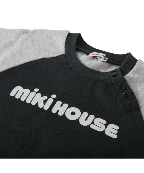 MIKI HOUSE(ミキハウス)の「【WEB限定】バイカラー バックロゴ半袖Tシャツ(Tシャツ/カットソー・キッズ・ローズ/グリーン/ブラック/ライトグリーン・130cm/120cm/110cm/100cm/90cm/80cm)」の11枚目の写真