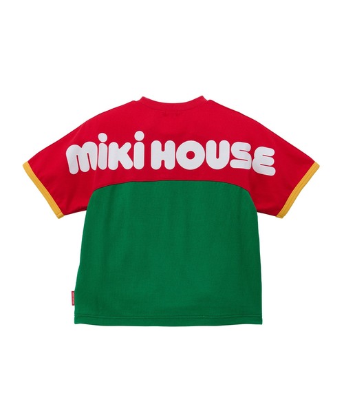 MIKI HOUSE(ミキハウス)の「【WEB限定】バイカラー バックロゴ半袖Tシャツ(Tシャツ/カットソー・キッズ・ローズ/グリーン/ブラック/ライトグリーン・130cm/120cm/110cm/100cm/90cm/80cm)」の17枚目の写真