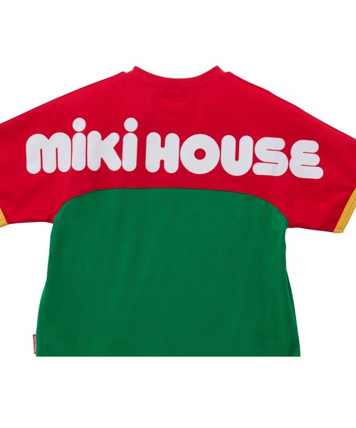 MIKI HOUSE(ミキハウス)の「【WEB限定】バイカラー バックロゴ半袖Tシャツ(Tシャツ/カットソー・キッズ・ローズ/グリーン/ブラック/ライトグリーン・130cm/120cm/110cm/100cm/90cm/80cm)」の18枚目の写真