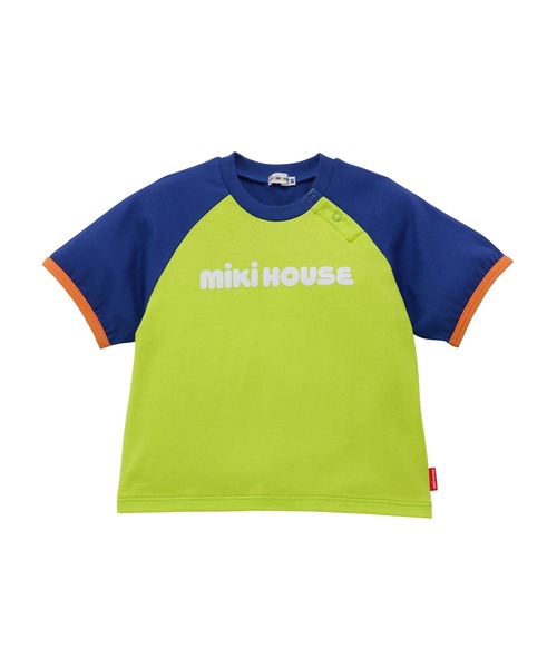 MIKI HOUSE(ミキハウス)の「【WEB限定】バイカラー バックロゴ半袖Tシャツ(Tシャツ/カットソー・キッズ・ローズ/グリーン/ブラック/ライトグリーン・130cm/120cm/110cm/100cm/90cm/80cm)」の22枚目の写真