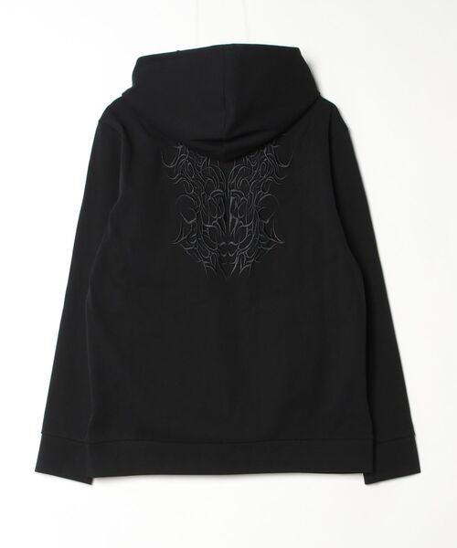 TORNADO MART(トルネードマート)の「TORNADO MART∴エンブロイダリープルパーカー(パーカー・メンズ・チャコール/ブラック・L/LL/XXL/M)」の14枚目の写真