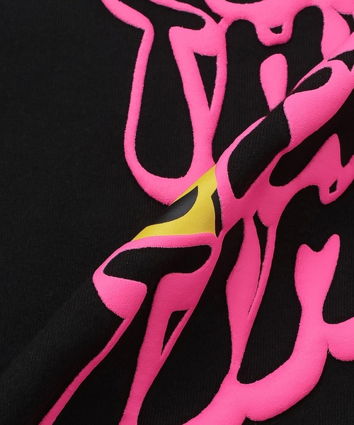 X-girl Stages(エックスガールステージス)の「キラッキー+メッセージロゴ バックプリント半袖Tシャツ(Tシャツ/カットソー・キッズ・ブラック/スモークピンク/オフホワイト・120cm/110cm/90cm/140cm/80cm/130cm/100cm)」の12枚目の写真