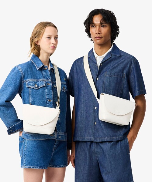 LACOSTE(ラコステ)の「クラブ ラコステ メッセンジャーバッグ / ショルダーバッグ(ショルダーバッグ・メンズ・ダークネイビー/オフホワイト・FREE)」の8枚目の写真