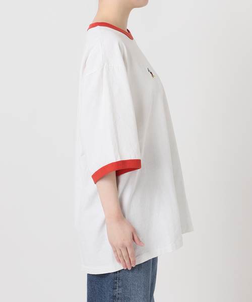 journal standard L'essage（ジャーナルスタンダードレサージュ）の「【JANE SMITH/ジェーンスミス】MICKEY RINGER：Tシャツ（Tシャツ/カットソー・レディース・レッド・X-LARGE）」の17枚目の写真