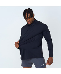 TURTLEBACK（タートルバック）の「機能性マッスルフィット長袖カラーTシャツ2色（ポロシャツ）」