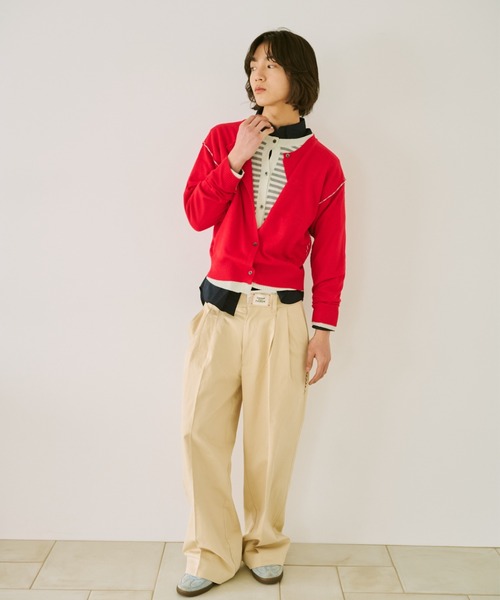 common gull products. 二層の腰回りなチノパンツ ベージュS common gull products.（コモンガルプロダクツ）の「二層の腰周りな