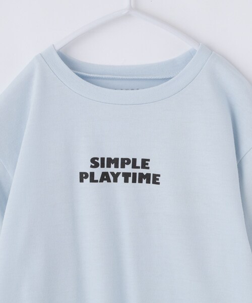 THE SHOP TK (ザ ショップ ティーケー )の「【110-160】袖レイヤード長袖Teeレースアップリケ(Tシャツ/カットソー・キッズ・パープル/サックスブルー・11/16/15 /14/13/12)」の6枚目の写真