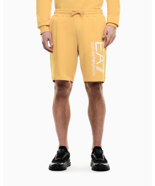 EMPORIO ARMANI EA7(エンポリオアルマーニイーエーセブン)の「【エンポリオ アルマーニ EA7】Core Identity ショートパンツ コットン(その他パンツ・メンズ・ブラック/マスタード・X-SMALL/X-LARGE/SMALL/MEDIUM/LARGE)」の2枚目の写真