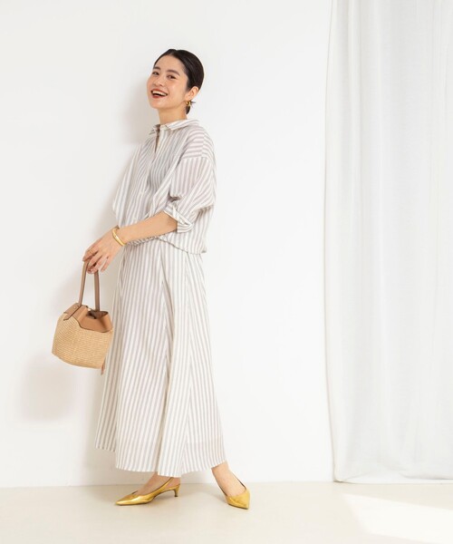 NOLLEY’S（ノーリーズ）の「ウォッシャブルドロストシャツ（シャツ/ブラウス・レディース・ホワイト系その他4/ブルー系その他3/ピンク系その他3・38）」の18枚目の写真