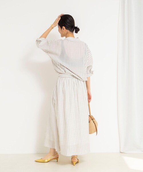NOLLEY’S（ノーリーズ）の「ウォッシャブルドロストシャツ（シャツ/ブラウス・レディース・ホワイト系その他4/ブルー系その他3/ピンク系その他3・38）」の20枚目の写真