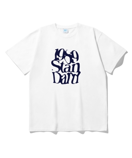 1989STANDARD(1989スタンダード)の「ILLUSION クールコットンオーバーサイズ半袖(SISSTD-0072)(Tシャツ/カットソー・レディース・ライトグレー/ホワイト/ブラック/ネイビー/ブルー/アイボリー・MEDIUM/X-LARGE/LARGE)」の2枚目の写真