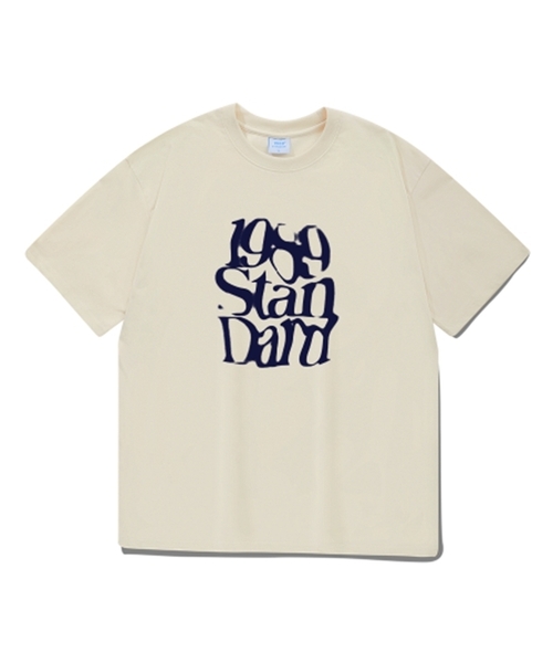 1989STANDARD(1989スタンダード)の「ILLUSION クールコットンオーバーサイズ半袖(SISSTD-0072)(Tシャツ/カットソー・レディース・ライトグレー/ホワイト/ブラック/ネイビー/ブルー/アイボリー・MEDIUM/X-LARGE/LARGE)」の3枚目の写真