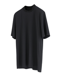 DGNAK（ディグナク）の「レイヤードクルーネックTシャツ（ブラック）（Tシャツ/カットソー）」