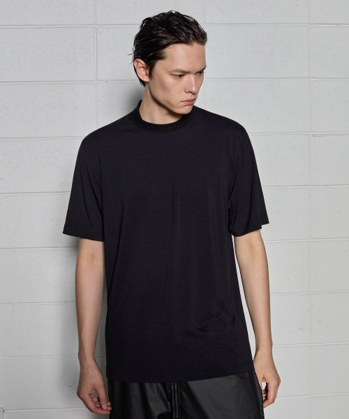 DGNAK（ディグナク）の「レイヤードクルーネックTシャツ（ブラック）（Tシャツ/カットソー・メンズ・ブラック・LARGE/MEDIUM）」の2枚目の写真