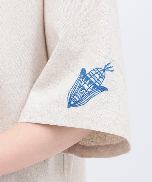 チチカカ(チチカカ)の「カッチーナ刺繍シャツ(シャツ/ブラウス・レディース・ナチュラル/レッド/ブラック・FREE)」の14枚目の写真