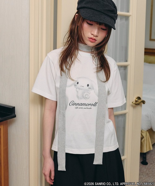 sanrio(サンリオ)の「【Unblend】【Sanrio characters/サンリオキャラクターズ】別注 アソート グラフィックプリント半袖Tシャツ(Tシャツ/カットソー・レディース・ブラック系/ブラック/ホワイト系/オフホワイト・FREE)」の11枚目の写真